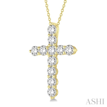 2ctw Diamond Cross Pendant